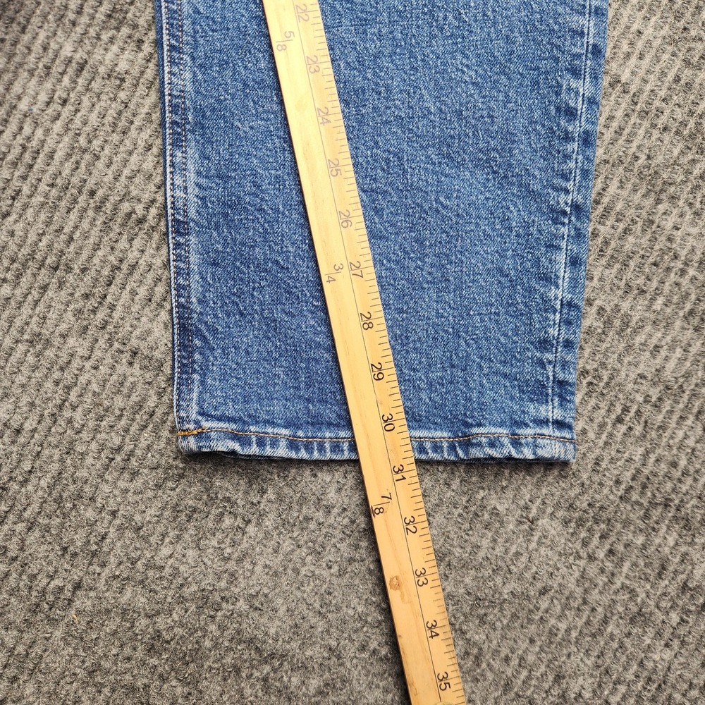 J.Crew Classic Straight Jeans Womens 35x30 Blue Medium Wash Stretch Denim Pants - Picture 9 of 11